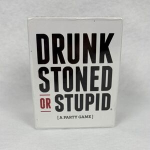 NEW Drunk Stoned or Stupid A Party Game 250 Card Adult Card Game